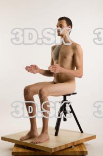 Sitting reference of nude Willard 0016